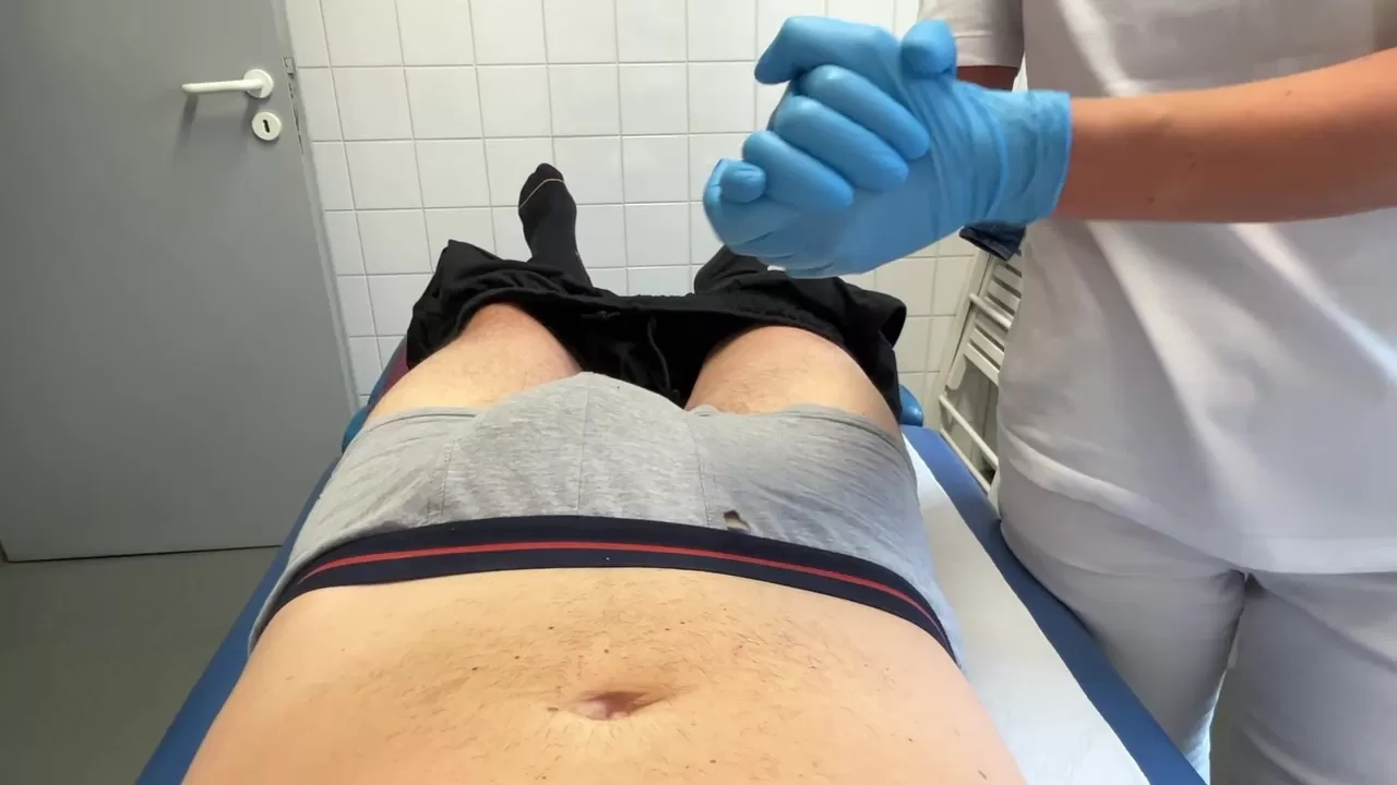 Spermacongestie wordt behandeld door een verpleegkundige