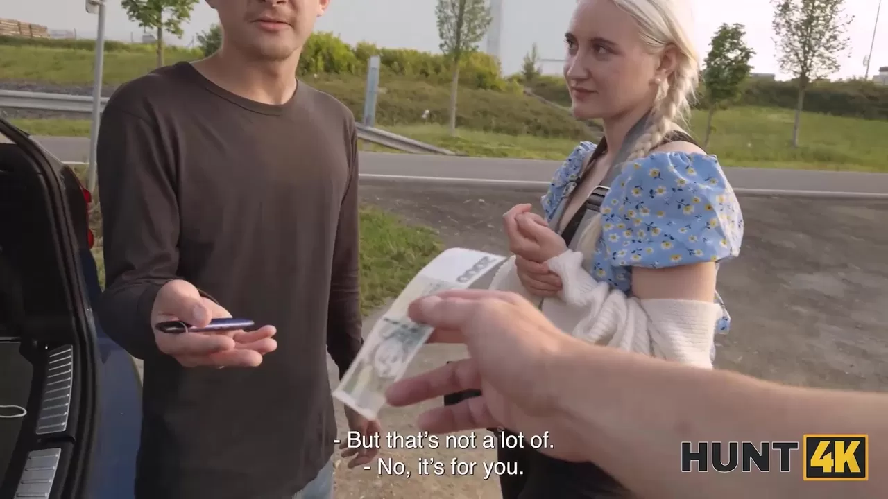 Poor girl agrees to trade her pussy for money to her cuck BFs delight