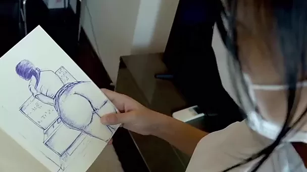 Une enseignante birmane pose son cul sur le visage de son élève (POV)