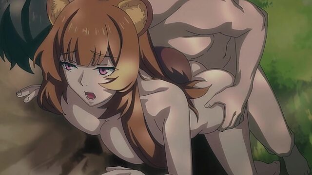 Hentai: Naofumi fickt seine schlanke, dralle Sklavin Raphtalia am Fluss (Der Aufstieg des Schildhelden)
