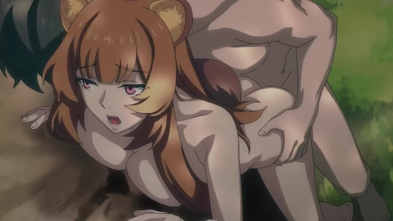 Naofumi and Raphtalia by the river