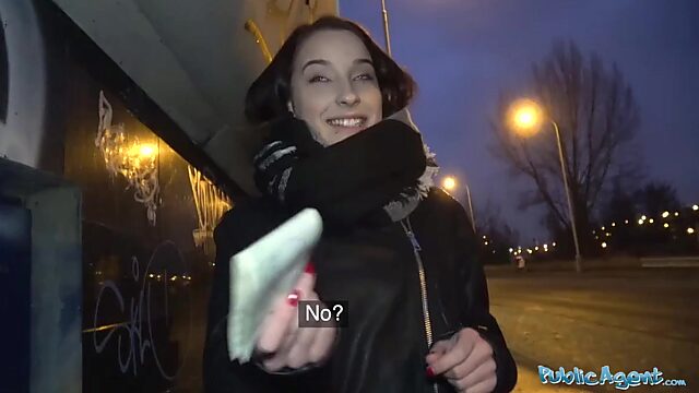 Hot Czech Public Agent Scores Car Sex After Outdoor Blowjob