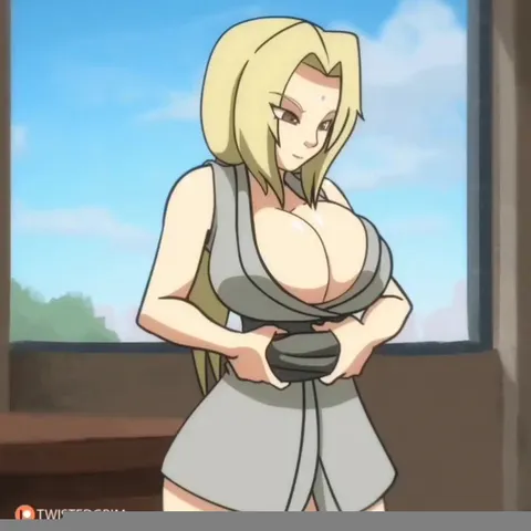 Tsunade stripping