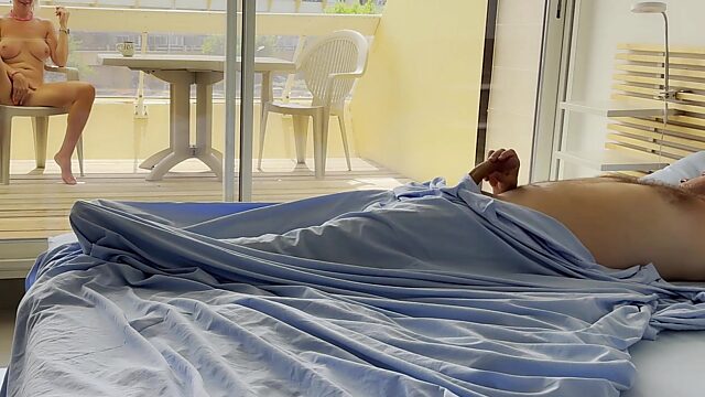 A nudist couple is always up to a wild and passionate fuck