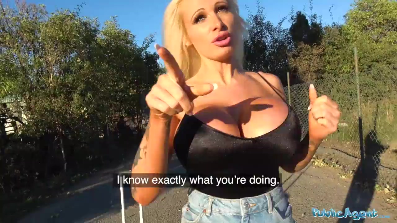 Public Agent Monster Boobs Brit MILF Fucked Outdoors