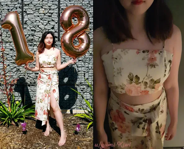 Puisque vous avez tellement apprécié mes seins d'anniversaire de 18 ans, j'ai pensé partager la version vidéo