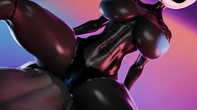 Rule-34 Hollow Knight mit lächerlichen Kurven fickt in 3D-Action