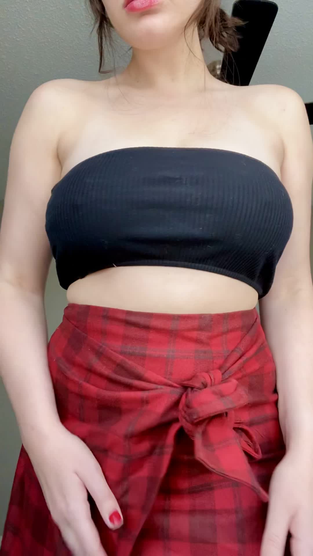 tube tops are a little scary to wear because they like to pop right out!  [OC]