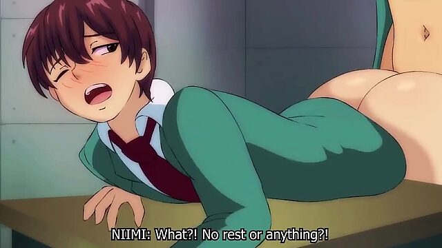 Yaoi sin censura: el lindo twink Niimi se convierte en un receptáculo de semen para su excompañero de grupo