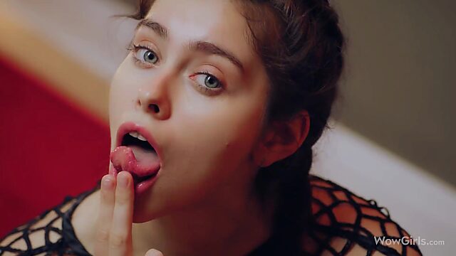 Nasty hot Russian brunette is really horny. She needs to masturbate now