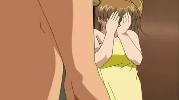 Anime-hentai: Garota peituda adora um pau dentro de seu buraco molhado