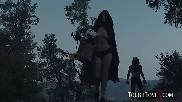 Red riding hood rides cock in the best way she knows