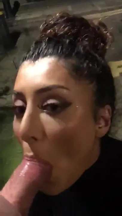 British Indian giving BJ in public
