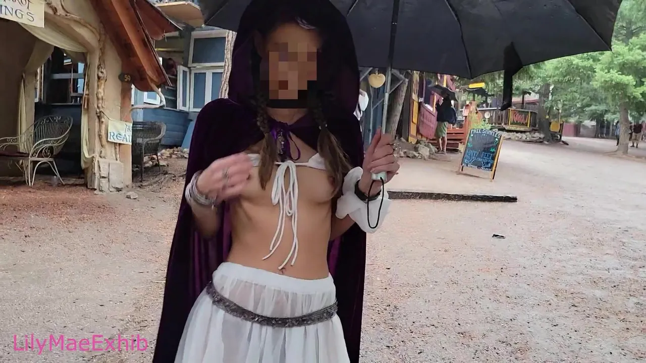 Flashing at the Renaissance Festival - my outfit was ridiculous!