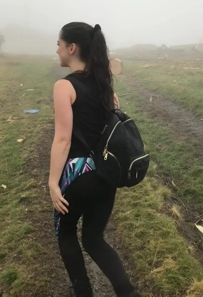 First time flashing with someone so close behind me, the mist helped