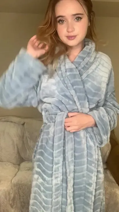 Want to see what’s under my robe?