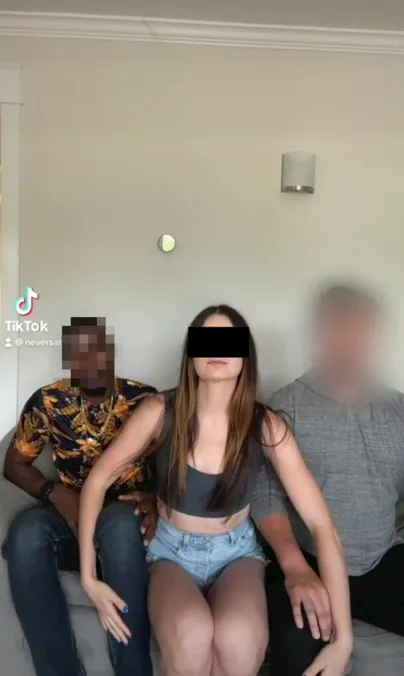 My bull slept over this weekend. We were bored so decided to open a TikTok. I can’t seem to figure out why we got shadowbanned….