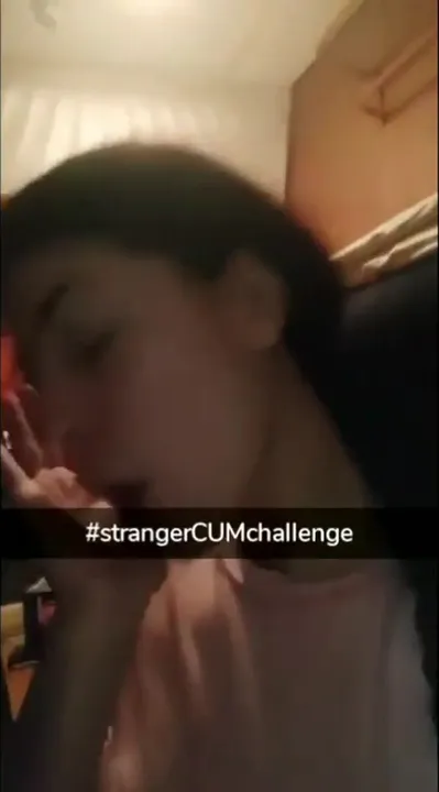 Stranger cum challenge? Wtf