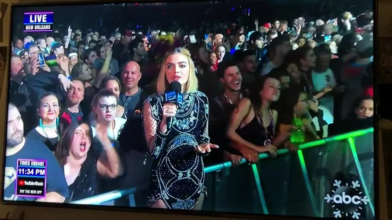Fucking on LIVE TV on New Year`s EVE