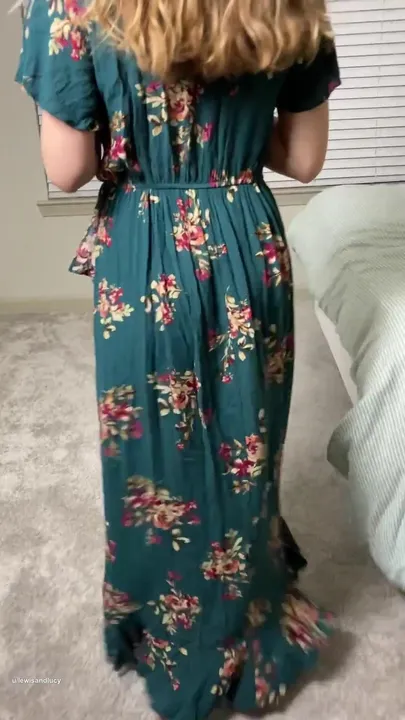 Is my sundress cute? Or just the body underneath?