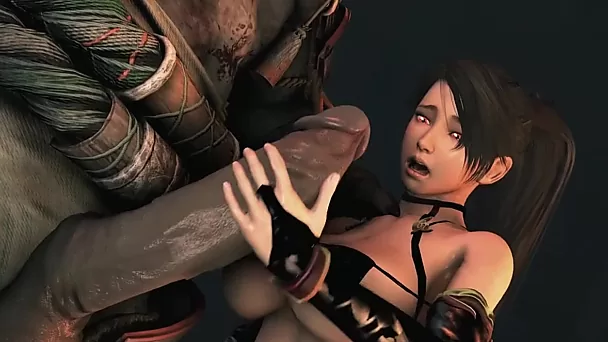 Momiji Demon Hunter is anal fucked by a monstrous dick - MMD XXX video