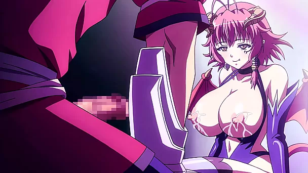 PMV-Hentai-Zusammenstellung: Vollbusige Succubus-Mädchen verschlingen Männerschwänze