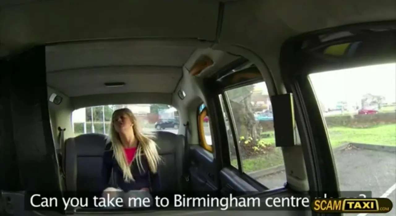 BLONDE Sienna Day Makes A Deal for Free Taxi Ride
